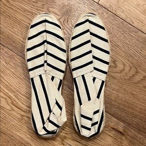 Striped Espadrille Flats